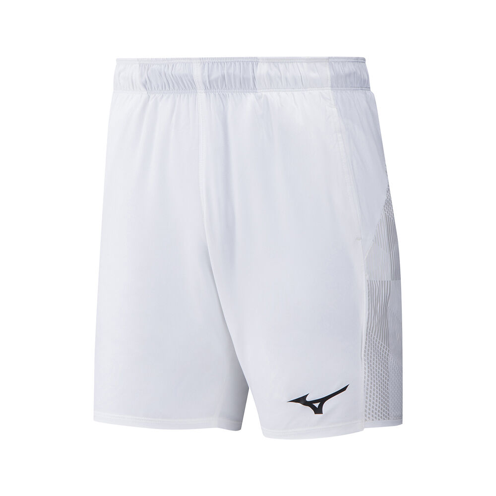 Pantalones Cortos Mizuno 8" Amplify Hombre Blancas Ofertas ATHB-68501